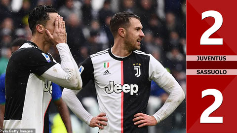 Juventus 2-2 Sassuolo