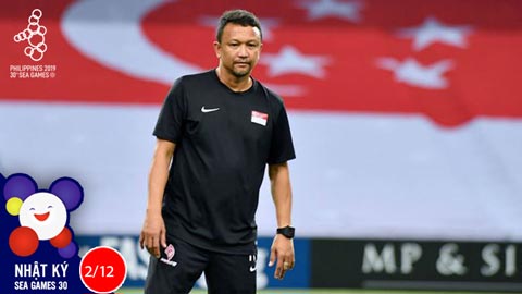 Nhật ký SEA Games 2/12: HLV Singapore tự tin thắng Việt Nam dù vừa thua đậm Thái Lan