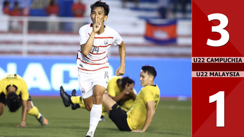 U22 Campuchia 3-1 U22 Malaysia