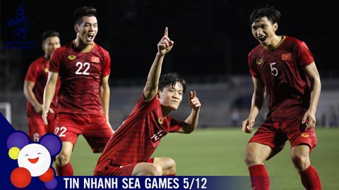 Tin nhanh SEA Games 5/12: U22 Việt Nam quyết giành vé bán kết với U22 Thái Lan