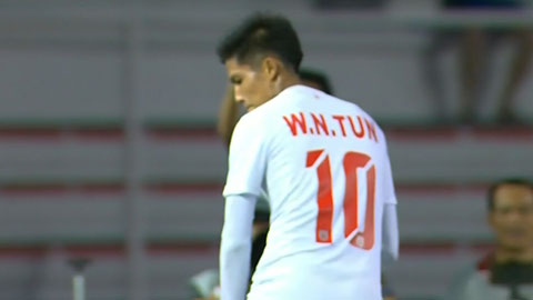 Thủ môn Indonesia sai lầm khó tin giúp  Naing Tun gỡ hòa cho U22 Myanamar