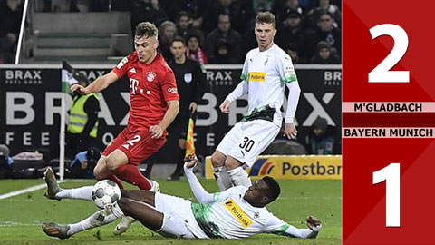 M'gladbach 2-1 Bayern Munich