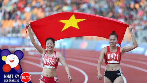 Nhật ký SEA Games 10/12: Vật và điền kinh mang về thêm 13 HCV