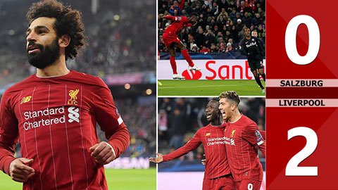 Salzburg 0-2 Liverpool: Liverpool dẫn đầu bảng E