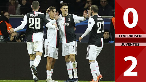 Leverkusen 0–2 Juventus: Lại gọi tên Ronaldo