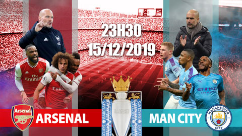 Arsenal vs Man City: Vượt ải Emirates