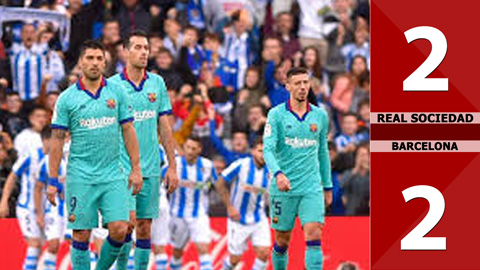 Real Sociedad 2-2 Barcelona