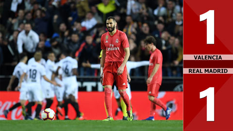 Valencia 1-1 Real Madrid