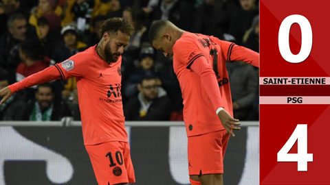 Saint-Etienne 0-4 PSG