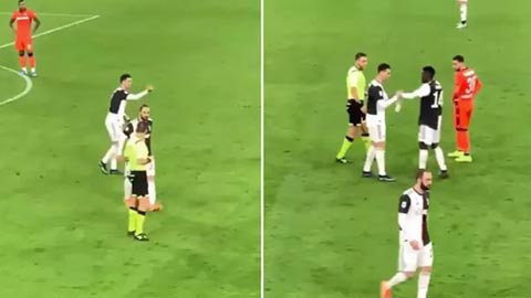Ronaldo từ chối đeo băng đội trưởng, trao nó cho Matuidi