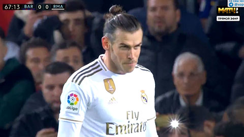 Bale dứt điểm chệch cột đáng tiếc (trực tiếp: Barcelona 0-0 Real Madrid)