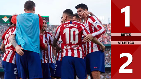 Betis 1-2 Atletico Madrid