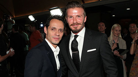 David Beckham hát say sưa cùng Marc Anthony