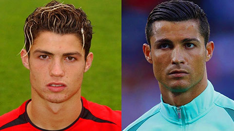 Ronaldo đã trình làng bao nhiêu kiểu tóc 20 năm qua