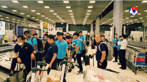 U23 Việt Nam đã có mặt tại Thái Lan, ổn định nơi đóng quân