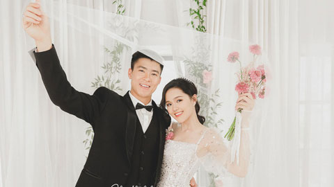 Hậu trường chụp ảnh cưới của Duy Mạnh: Cô dâu e thẹn khi chú rể hôn lên mái tóc