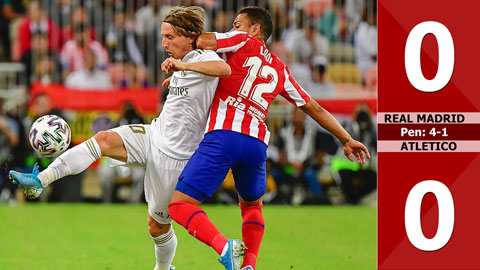 Real Madrid 0-0 Atletico (pen:4-1)