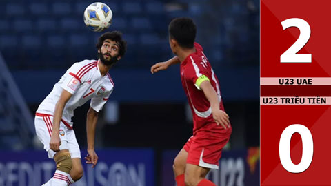 U23 UAE 2-0 U23 Triều Tiên