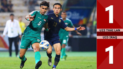 U23 Thái Lan 1-1 U23 Iraq