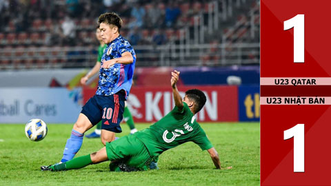 U23 Qatar 1-1 U23 Nhật Bản