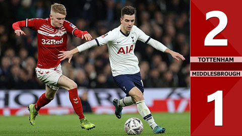 Tottenham 2-1 Middlesbrough