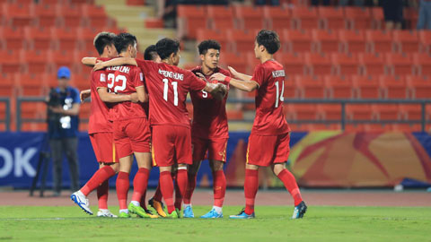 Tiến Linh mở tỷ số (U23 Việt Nam 1-0 U23 Triều Tiên)