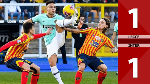 Lecce 1-1 Inter