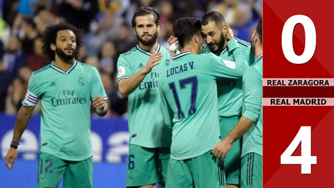 Real Zaragoza 0-4 Real Madrid