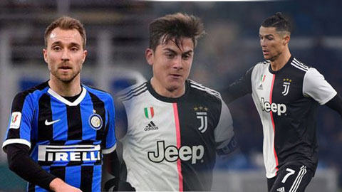 10 cầu thủ đắt giá nhất Serie A: Eriksen bỏ xa Ronaldo