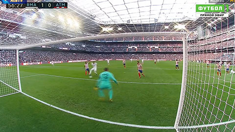 Benzema băng cắt đệm bóng mở tỷ số (trực tiếp: Real 1-0 Atletico)