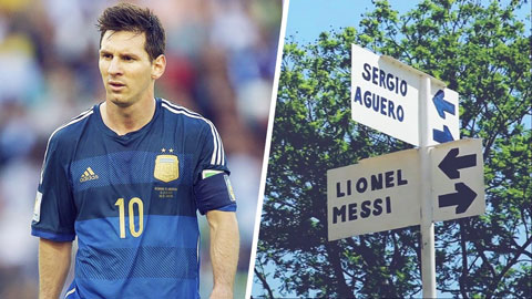 Chỉ một nơi trên thế giới có con phố mang tên Messi