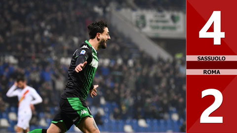 Sassuolo 4-2 Roma