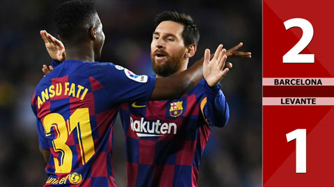 Barca 2-1 Levante