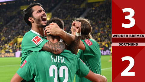 Werder Bremen 3-2 Borussia Dortmund