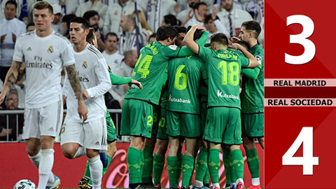 Real Madrid 3-4 Real Sociedad