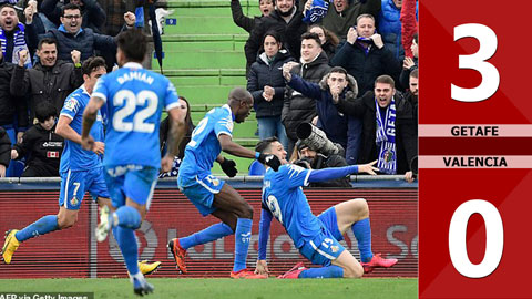 Getafe 3-0 Valencia