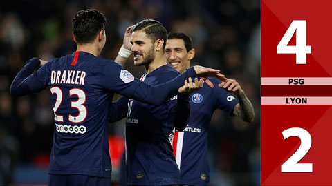 PSG 4-2 Lyon