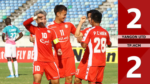 Yangon Utd 2-2 TP.HCM