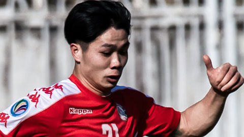 Công Phượng  và những pha đi bóng lắt léo khiến cầu thủ Yangon khó chịu
