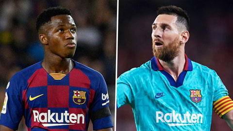 Messi đã chăm sóc thần đồng Ansu Fati thế nào