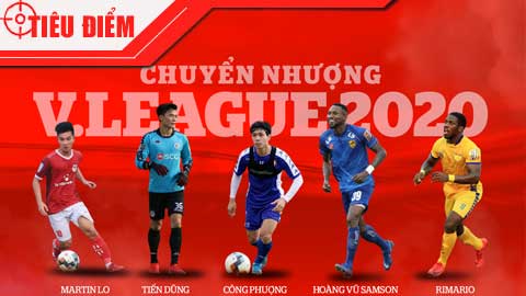 Tiêu điểm: Sôi động thị trường chuyển nhượng trước V.League 2020