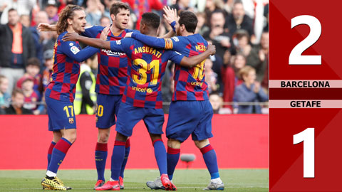 Barcelona 2-1 Getafe