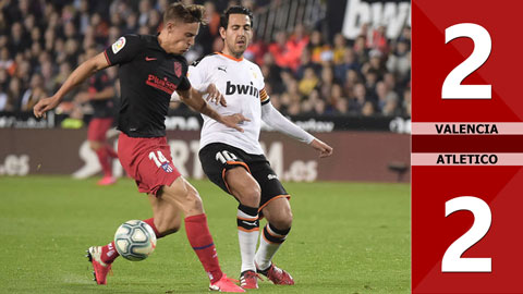 Valencia 2-2 Atletico