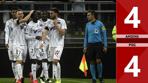 Amiens 4-4 PSG