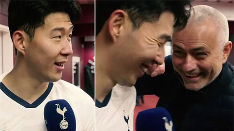 Mourinho có hành động đáng yêu dành cho Son Heung-min sau chiến thắng