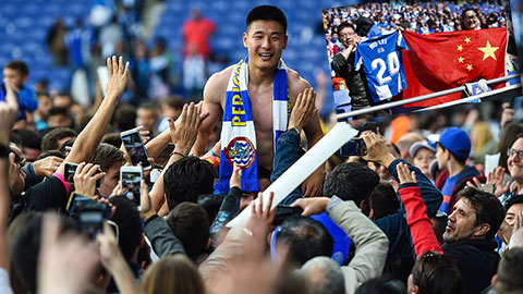 Wu Lei thăng hoa ở La Liga khiến CĐV Trung Quốc phát cuồng
