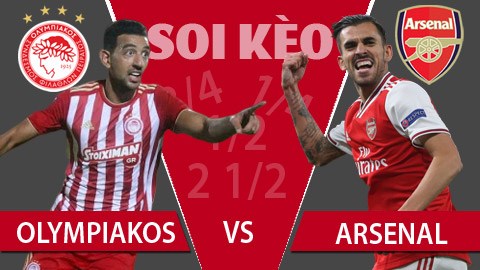 TỶ LỆ và dự đoán kết quả Olympiakos - Arsenal