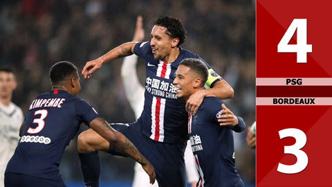 PSG 4-3 Bordeaux