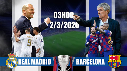 Real Madrid vs Barcelona:  Lần đầu cho Setien