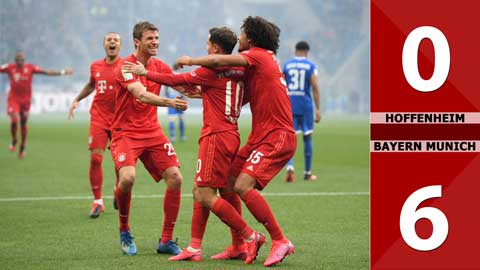 Hoffenheim 0-6 Bayern Munich